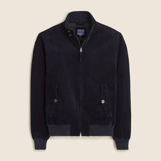 J.Crew - Jaqueta Harrington em veludo cotelê de algodão