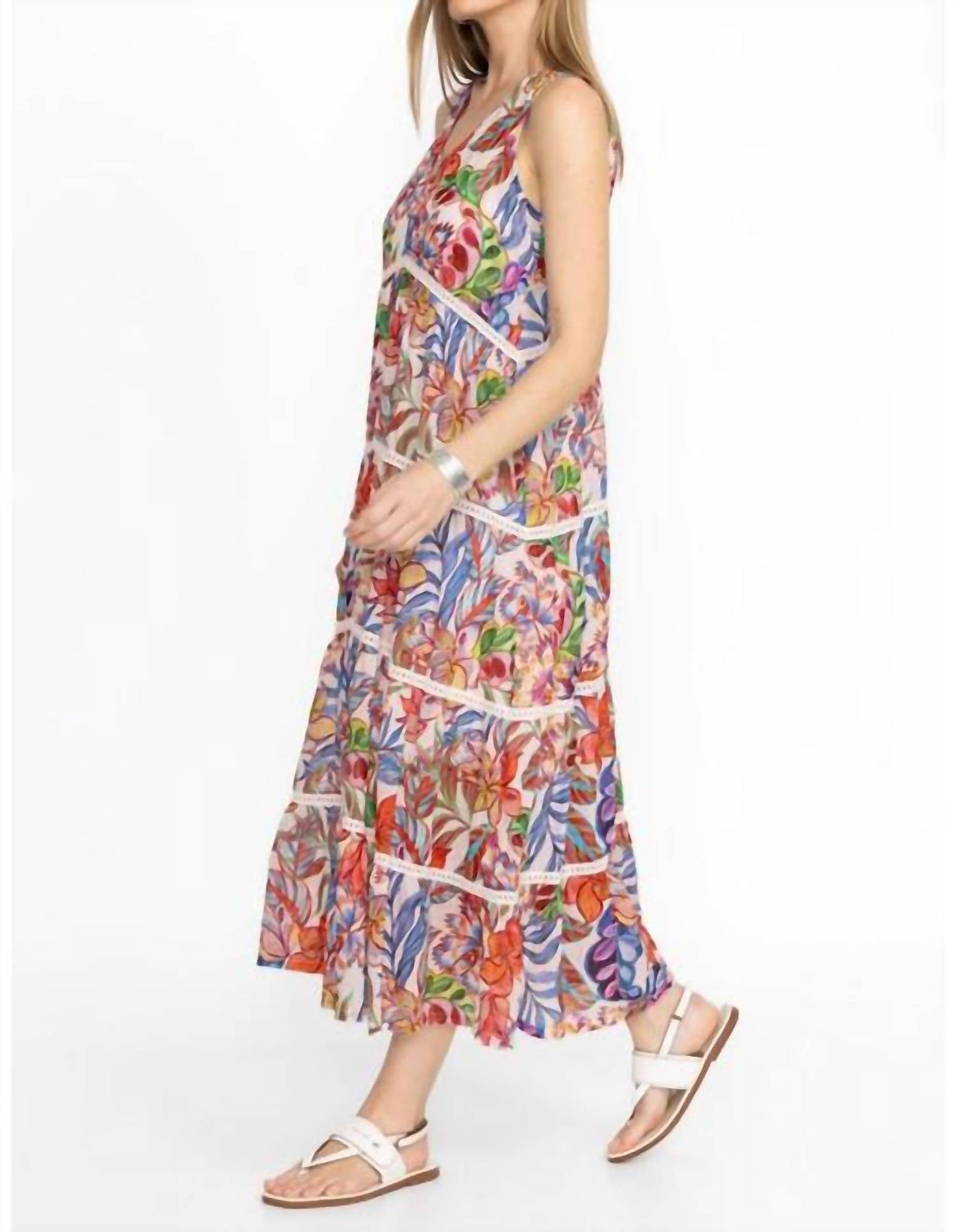 Johnny Was - CHEVRON TIERED TANK DRESS