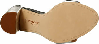 Sam Edelman - Sandália feminina Yaro com tira no tornozelo e bico aberto e salto bloco