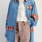 Easel - Plaid Chambray Button Down Shirt