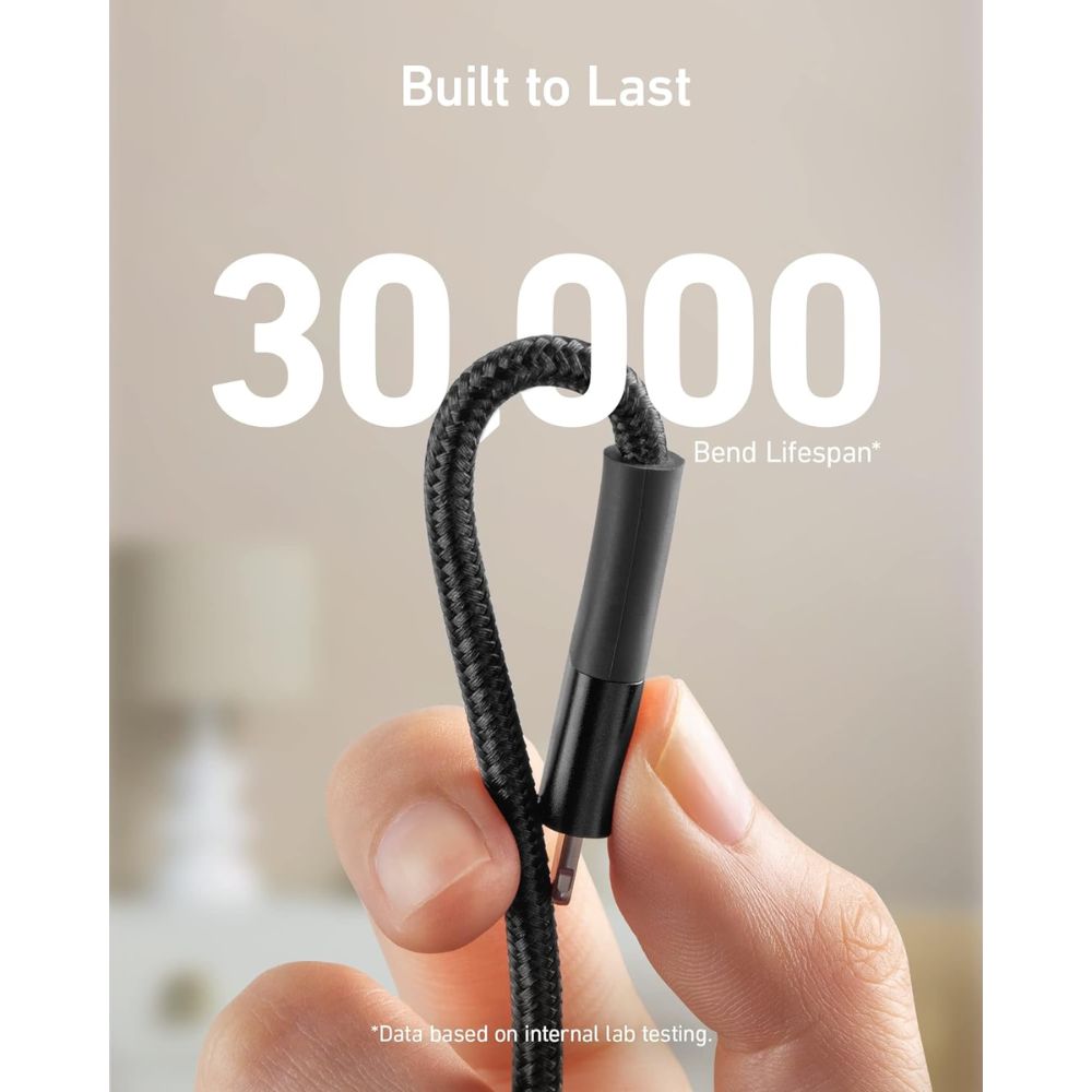 Anker - Cabo Powerline+ II USB-A para Lightning de 3 metros - Preto