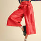 &Merci - Talk This Way Faux Leather Paperboy Waist Pants