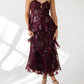 Astr - Lupin Floral Pleated Maxi Dress
