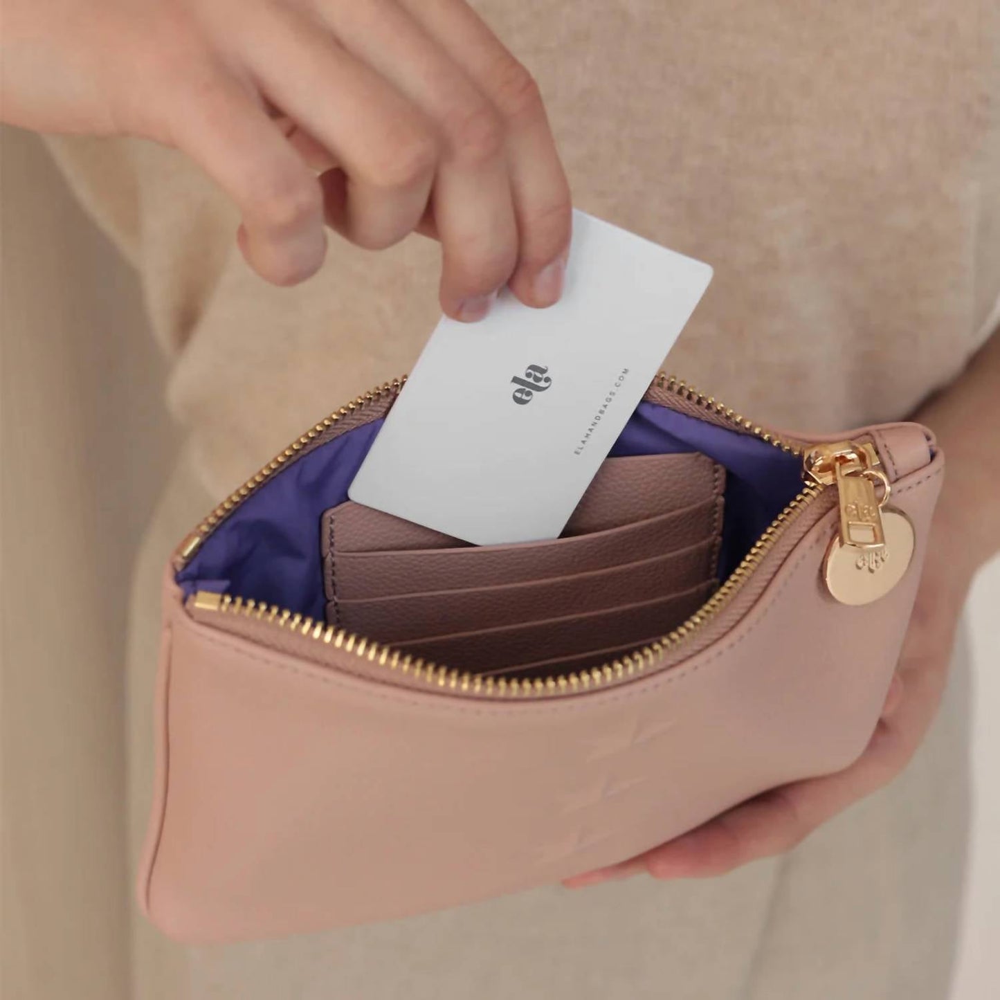 Ela Handbags - Women's Vegan Star Wallet