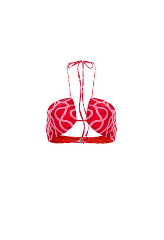 Agua By Agua Bendita - Candela Ipanema Escarlata Bikini Top