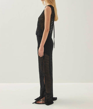 Alohas - Kioko Black Knit Top