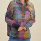Double Take - Cozy Plaid Oversized Hoodie