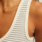 Perfectwhitetee - Maria V-neck Stripe Blondie Tank