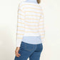 Fdj - Long Sleeve Mix Media Sweater