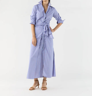 Ann Mashburn - Maxi Tie-waist Shirtdress