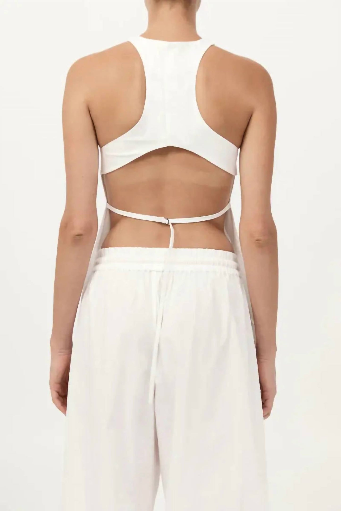 St. Agni - Racerback High Neckline Top