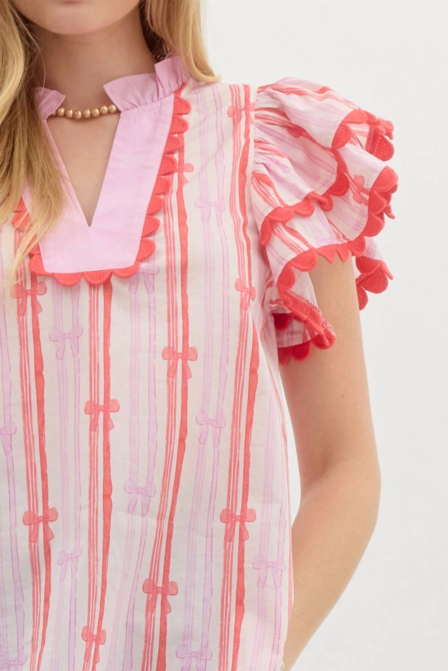 1 The Woman - Bella Bow Top