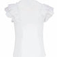 Veronica Beard - Camiseta Bardot com babados