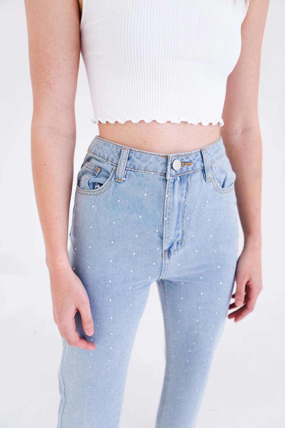 Wildflower - Women's Denim High Rise Pant