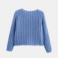 Cardigan de manga comprida com botões