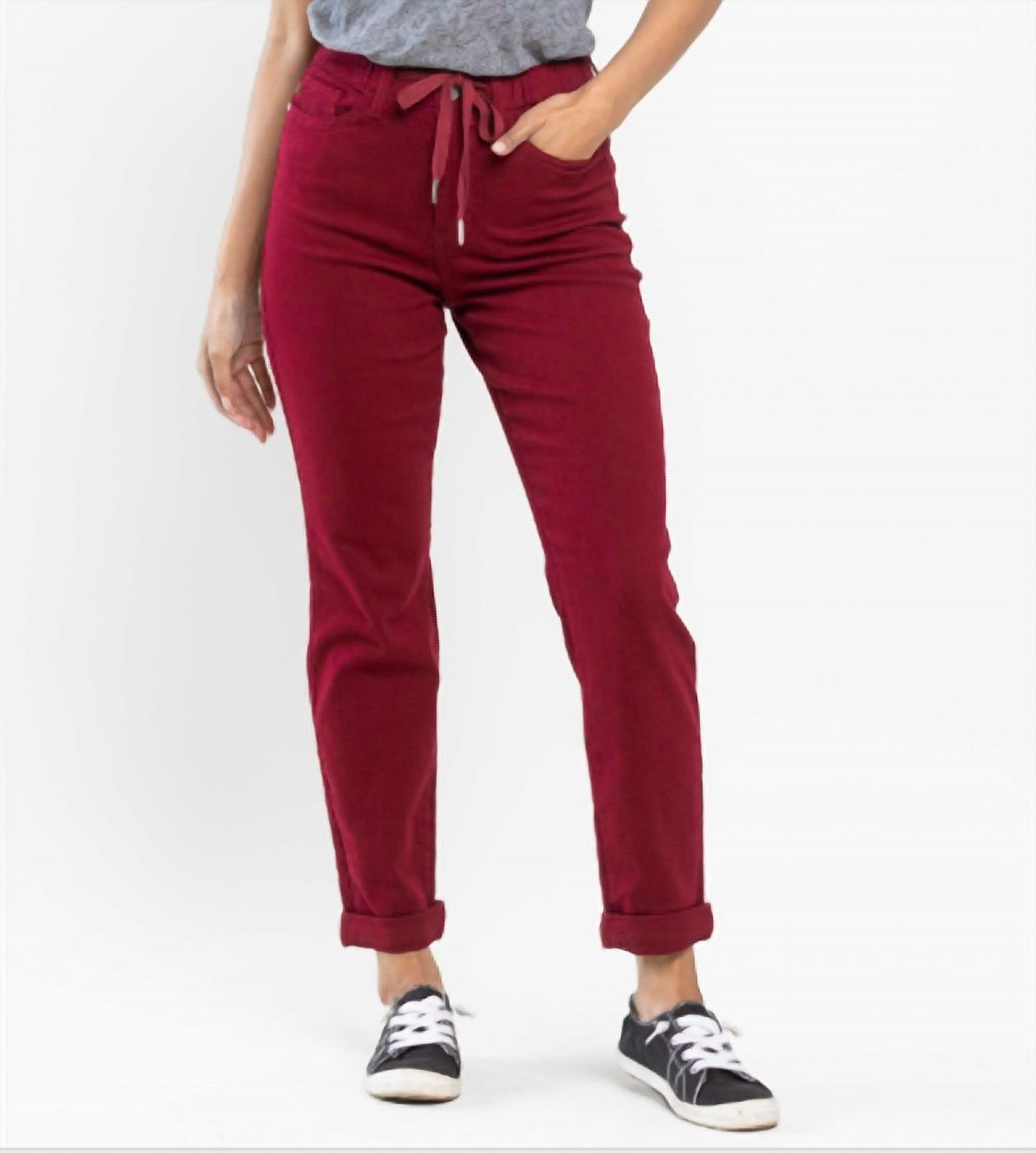 Judy Blue - High Waisted Pull On Double Cuff Jogger