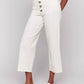 Charlie B - Women's Button Fly Straight Crop Leg Pant