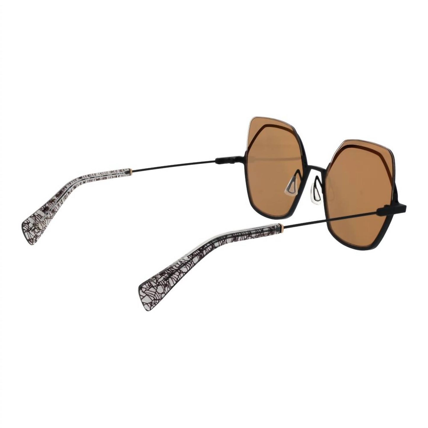 Yohji Yamamoto - Unisex Stainless Steel Half Frame Sunglasses