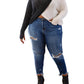143 Story - Can't Touch This Sparkle Color Blocked Sweater