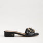 Sam Edelman - Women's Delfi Slip On Open Squared Toe Block Heel Fashion Slide Sandal