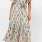 Oliphant - Belted Flirty Maxi Dress
