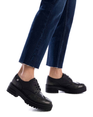 Xti - Women's Heeled Lace-Up Loafers