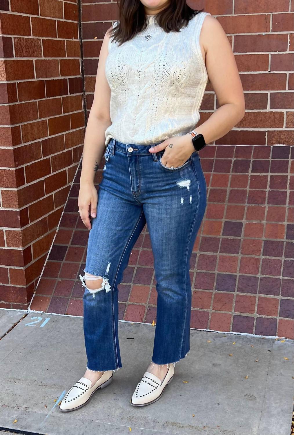 Lovervet - Receptive High Rise Kick Flare Jeans