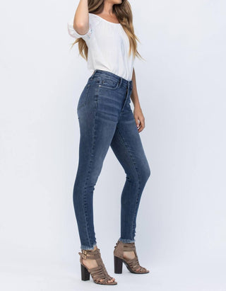 Judy Blue - Calça jeans skinny com controle de barriga de cintura alta