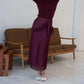 Mima Rosso - Burgundy Knit Top