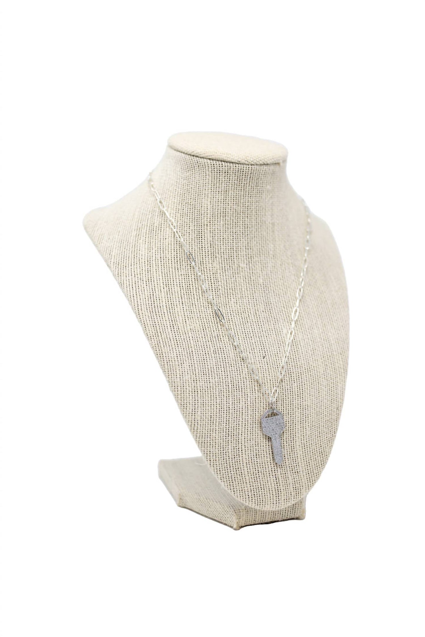 Mary Kathryn Designs - Women Pave Key Necklace