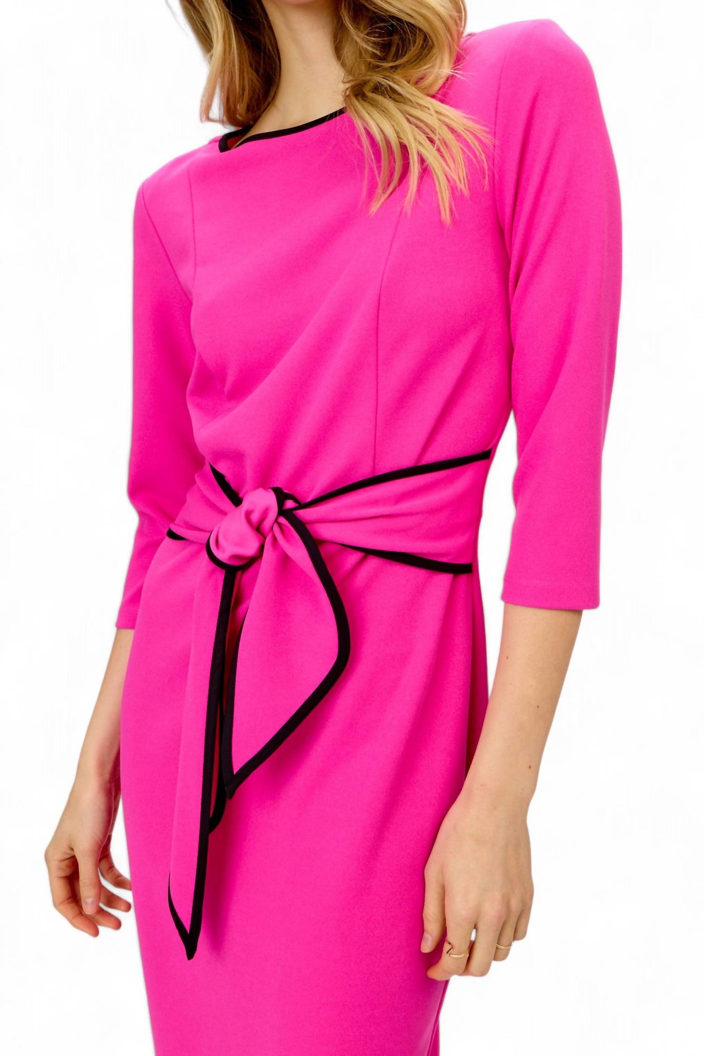 Joseph Ribkoff - CONTRAST TRIM DRESS