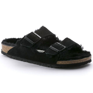Birkenstock - Sandálias femininas Arizona Shearling