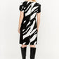 Frank Lyman - Abstract Zebra Print Dress