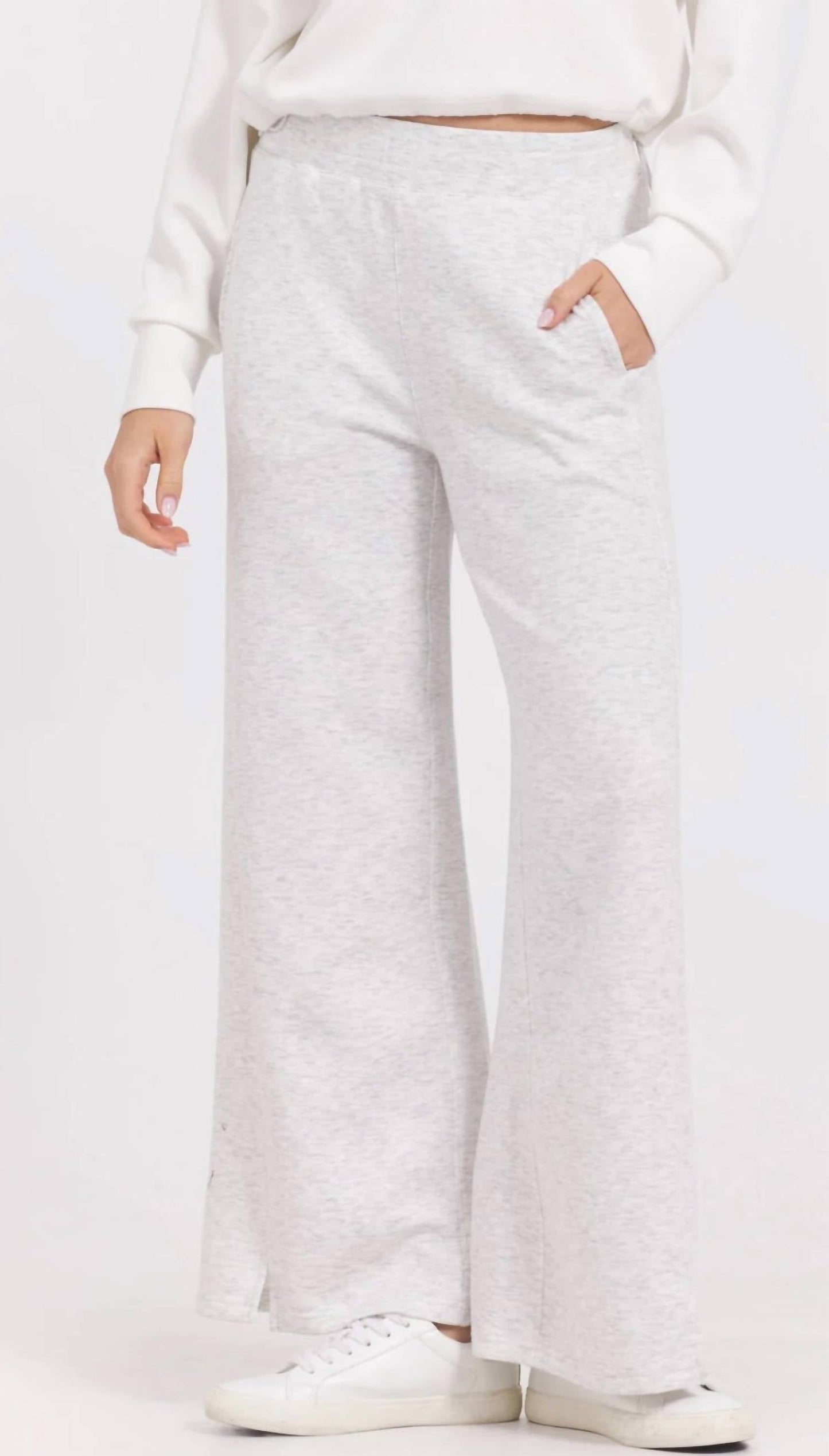 Vintage Havana - Egg Shell Cloud Wide Leg Pant