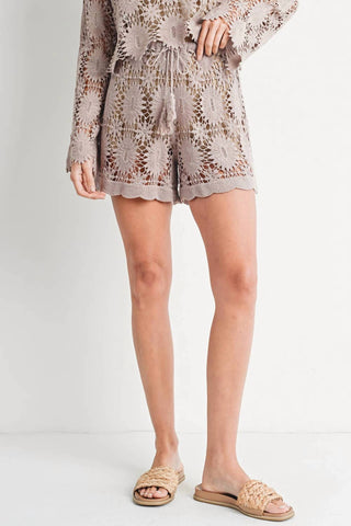Bluivy - CROCHET DRAWSTRING SHORTS