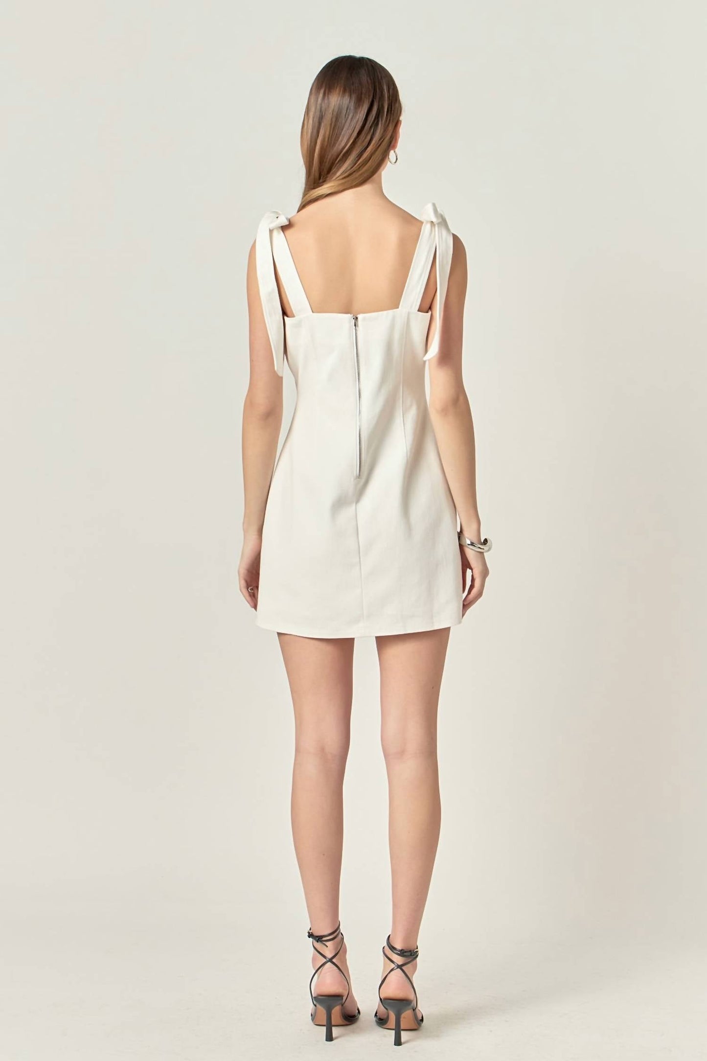English Factory - Denim Sleeveless Mini Dress