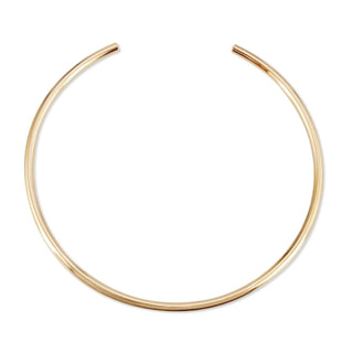 Eklexic - Colar feminino simples com gola redonda