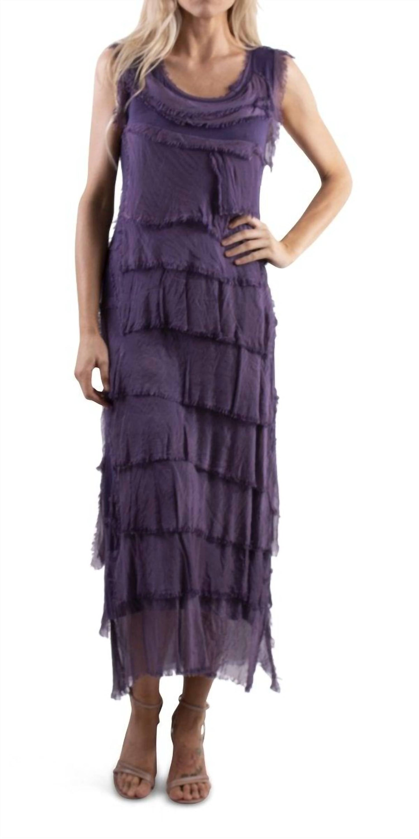 Gigi Moda - Siena Long Ruffle Dress
