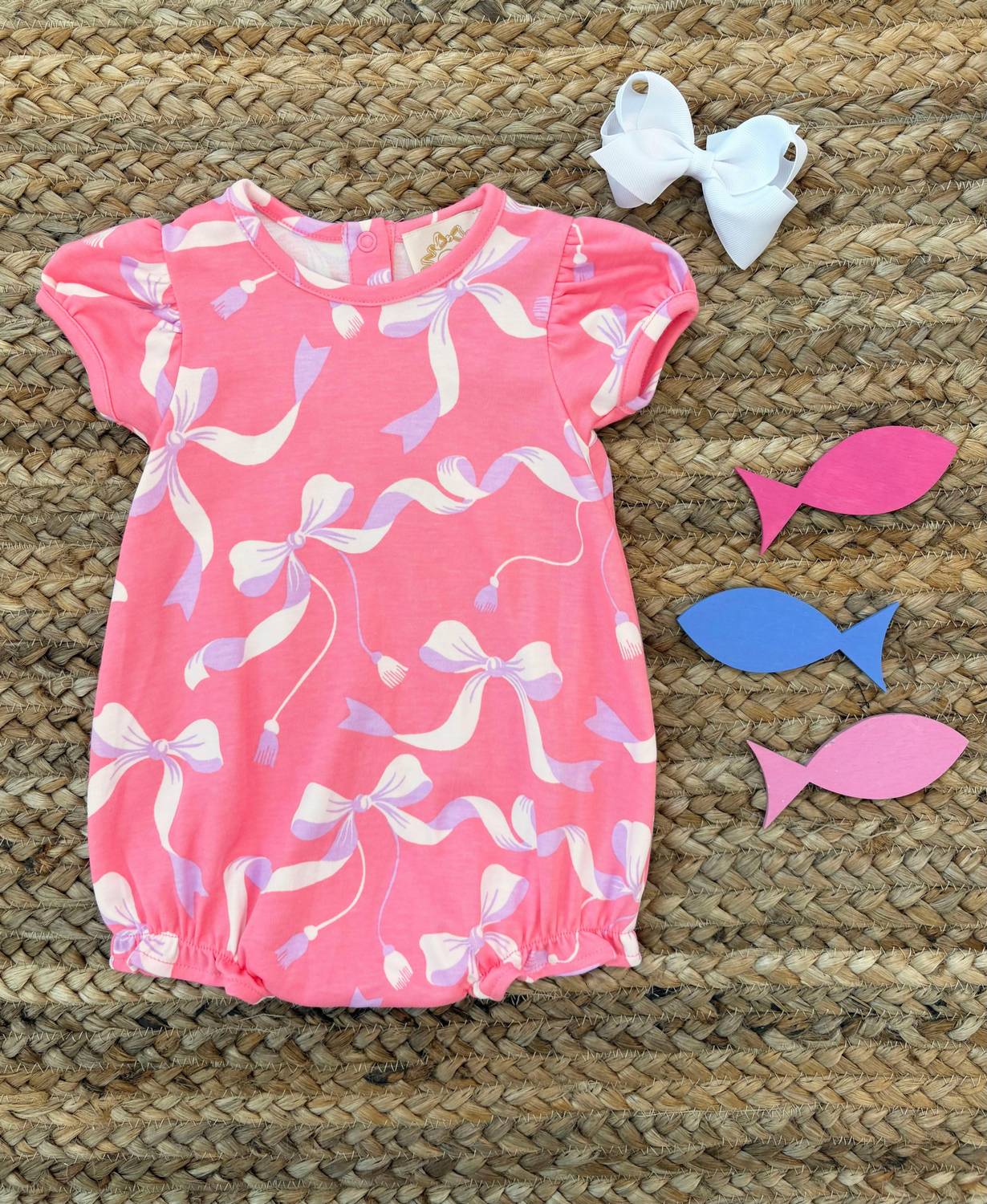 The Beaufort Bonnet Company - Girl's Penny's Play Bubble Romper