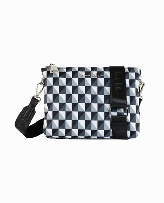 Nicole Miller - Bolsa tiracolo feminina de nylon
