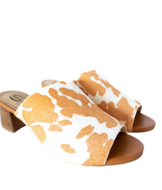 Sbicca – Slide feminino de couro Richwood Peeptoe
