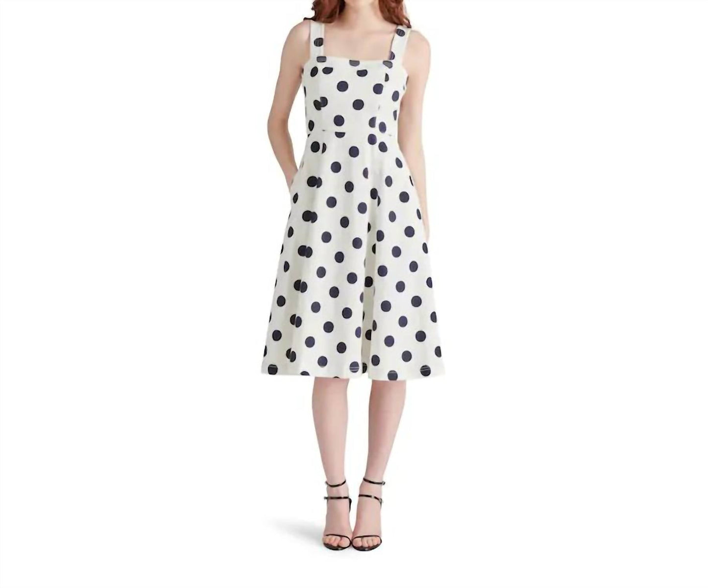 Steve Madden - Dolly Polka Dot Dress Midi Dress