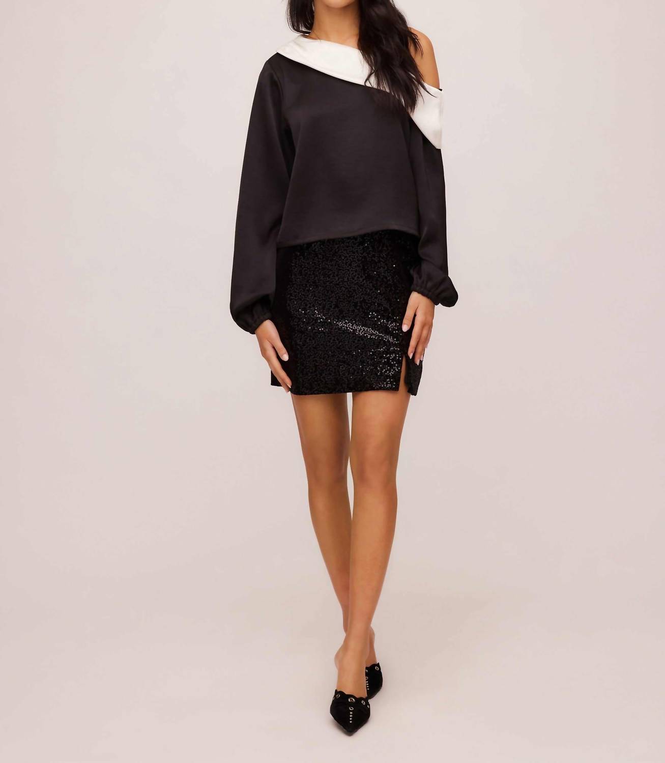 Fifteen Twenty - Lola Sequin Mini Skirt