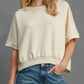 Trendsi - Umgee Full Size Lightweight Cropped Sweatshirt Plus Size
