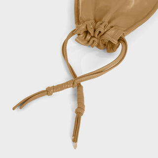 Lemiz - Bolsa feminina mini Bowie com cordão e tiracolo de couro