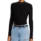 Steve Madden - Pamela Metallic Cable Knit Sweater