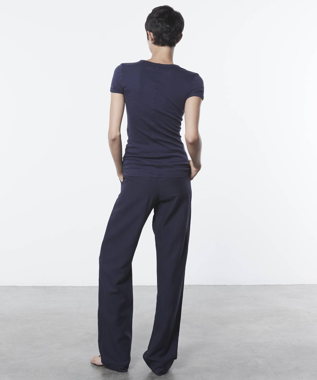 Enza Costa - SUPIMA COTTON CAP SLEEVE CREW