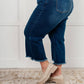 Judy Blue - High Rise Button Fly Wide Leg Crop Jean