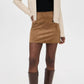 Z Supply - Ciera Faux Suede Mini Skirt