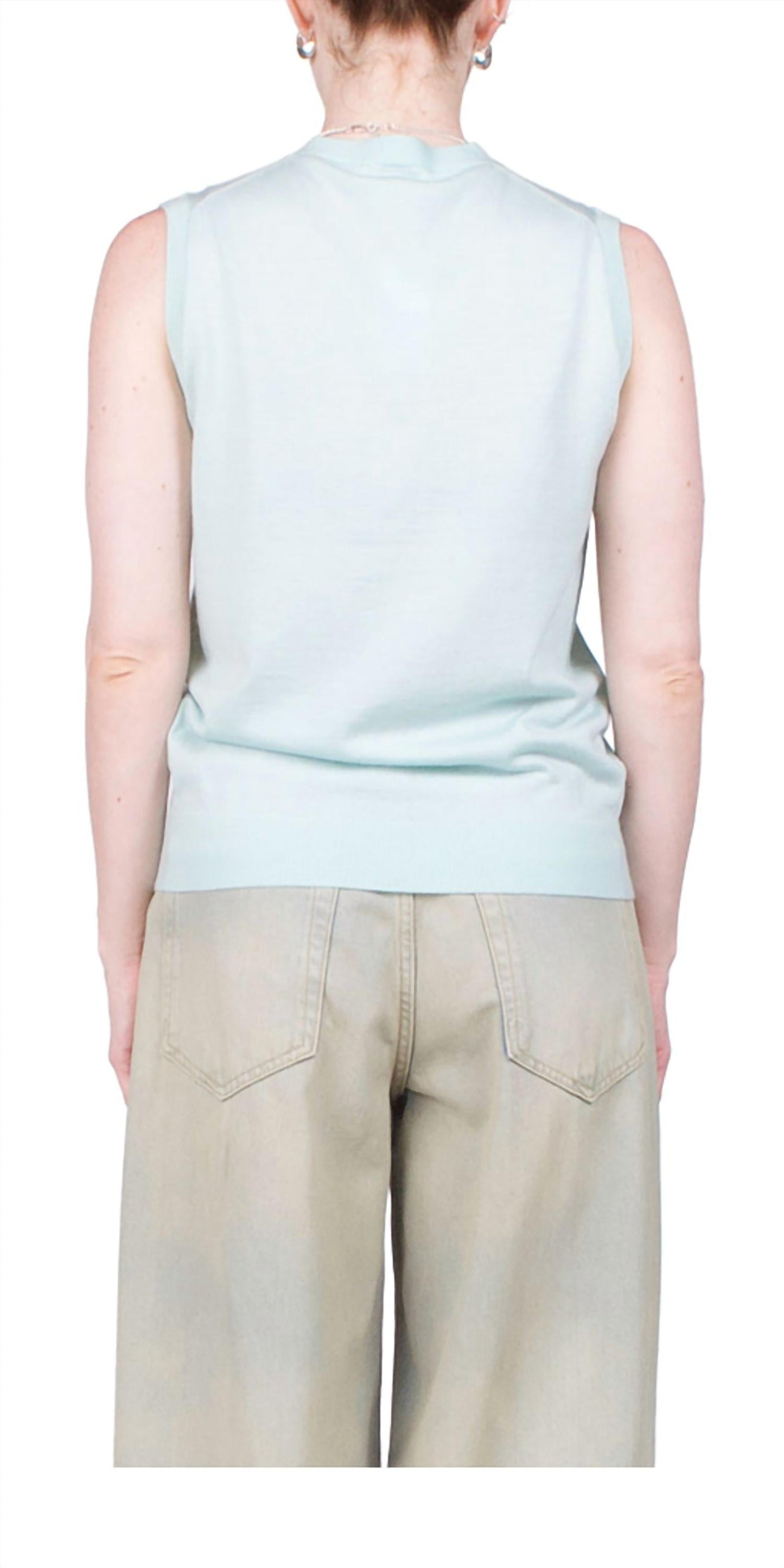 6397 - Wool Cashmere Button Vest